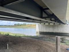 Under the B2005 as it crosses Milton Creek
